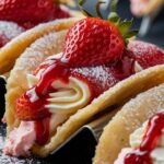 Strawberry Cheesecake Tacos