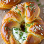 Mozzarella Stuffed Soft Pretzels