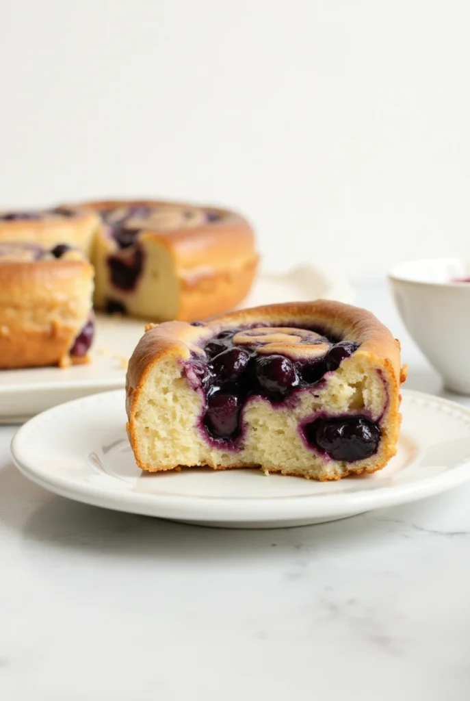 Blueberry Cinnamon Roll