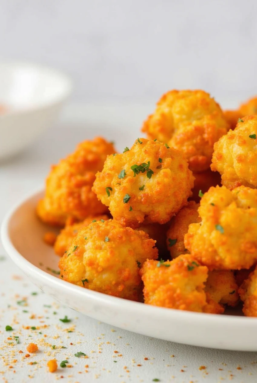 Buffalo Cauliflower Bites