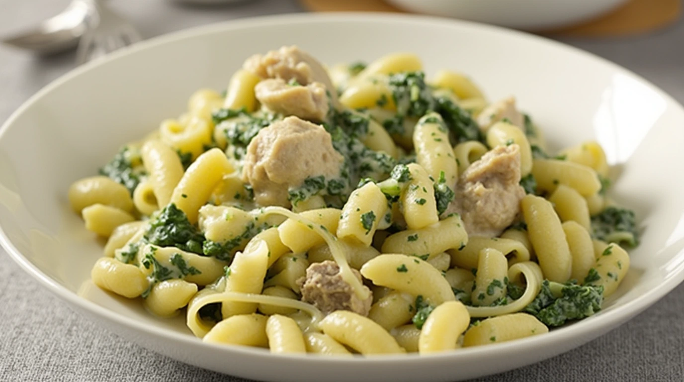 Creamy Spinach Chicken Pasta