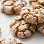 Gingerbread Crinkle Cookies