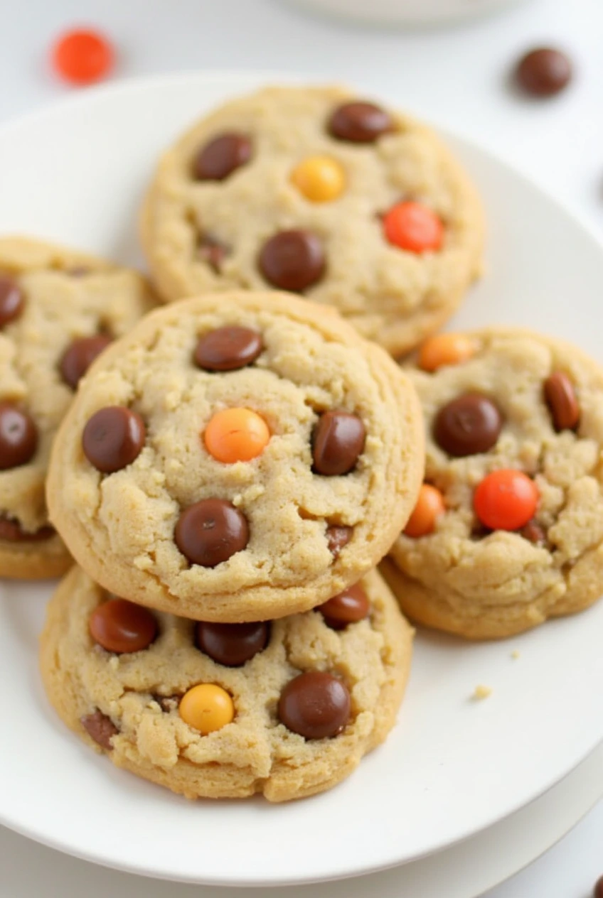 Gooey Reese's Cheesecake Cookies