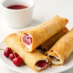 Cherry Cheesecake Egg Rolls