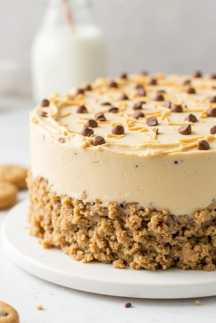 Peanut Butter Cookie Dough Cake