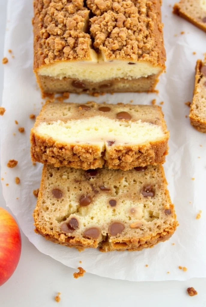 Apple Crisp Cheesecake Bread