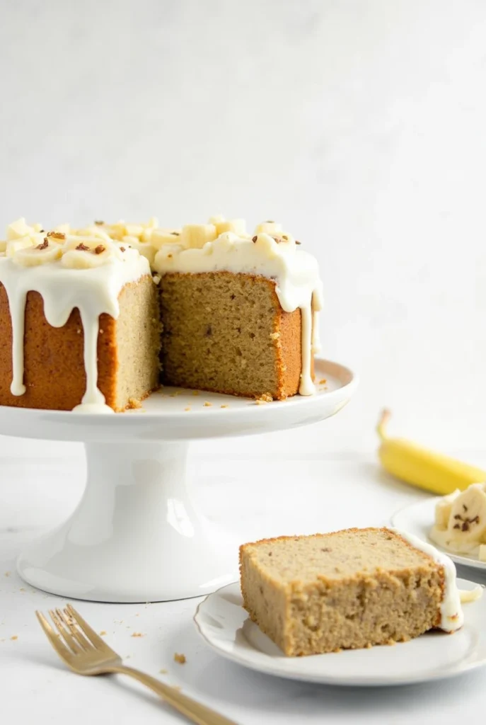 Banana Cake With Cream Cheese Frosting