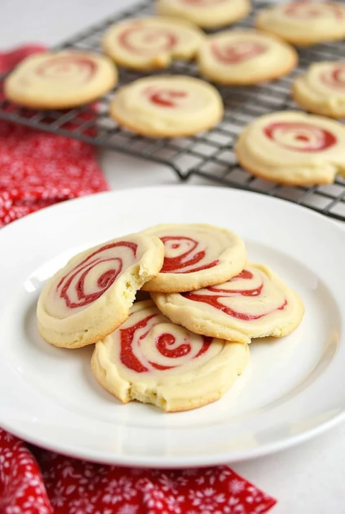 Christmas Butter Swirl Cookies