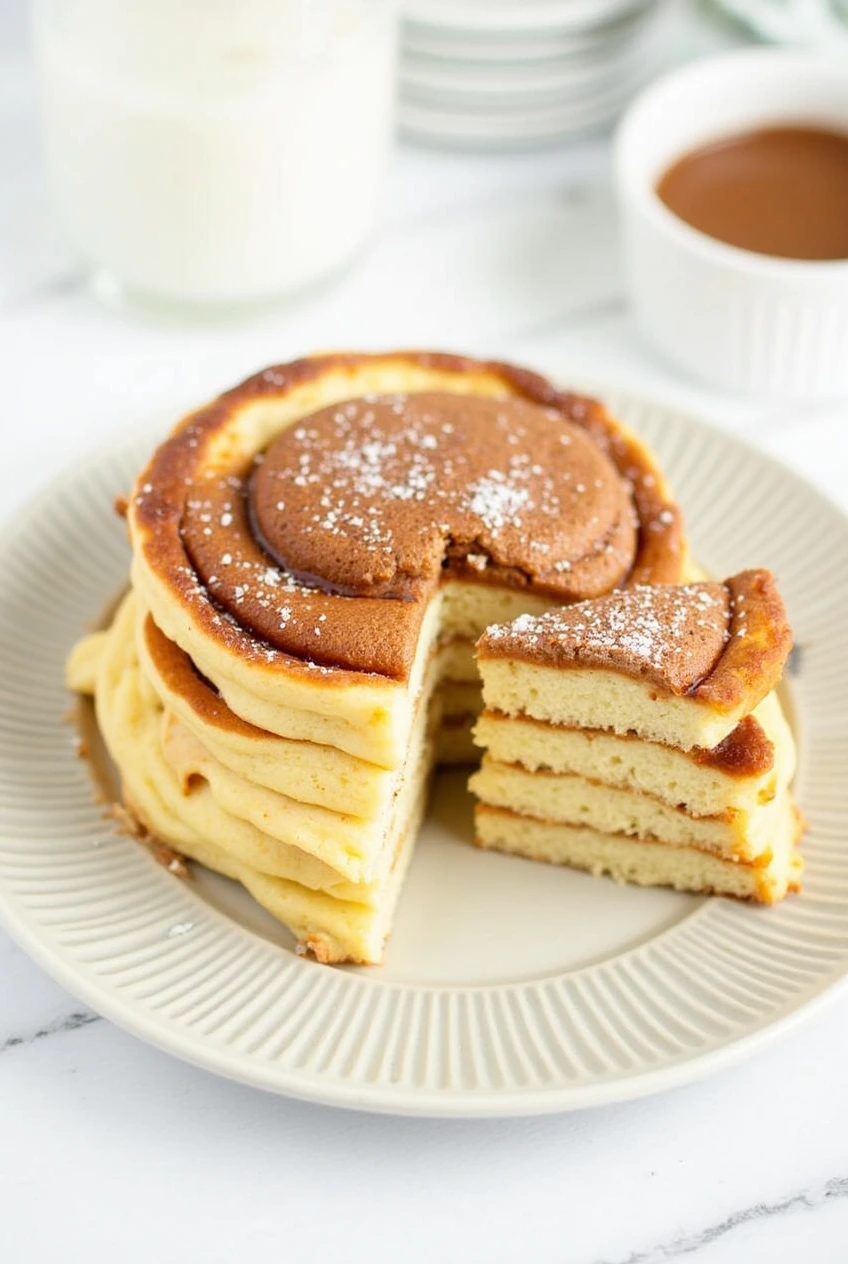 Cinnamon Roll Pancakes