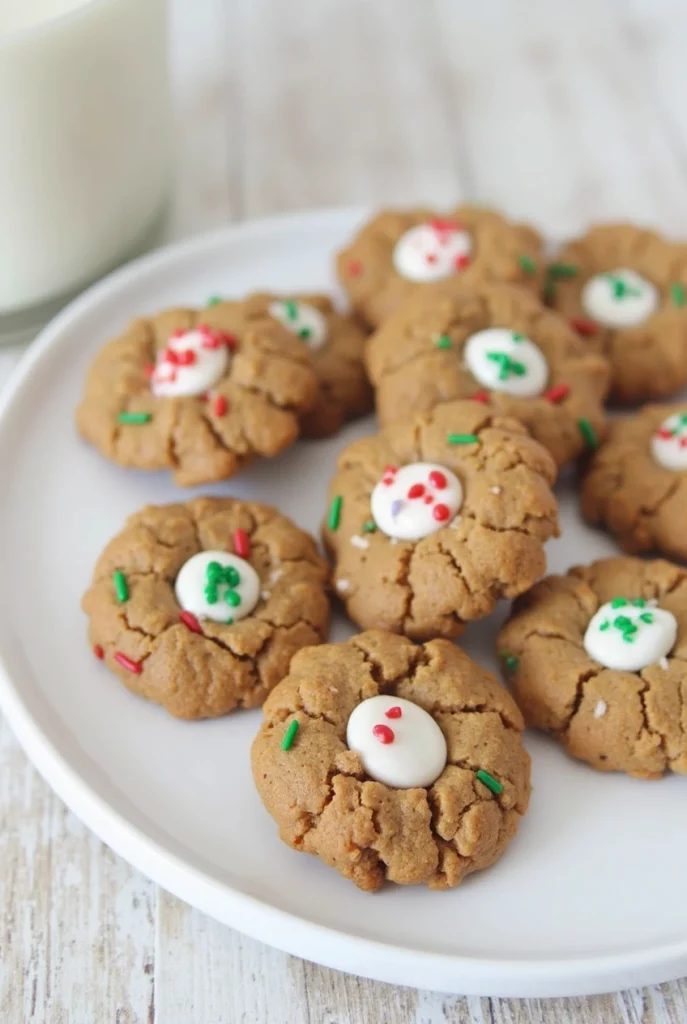 Gingerbread Kiss Cookies