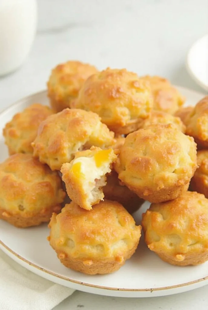 Ham and Cheese Puffs