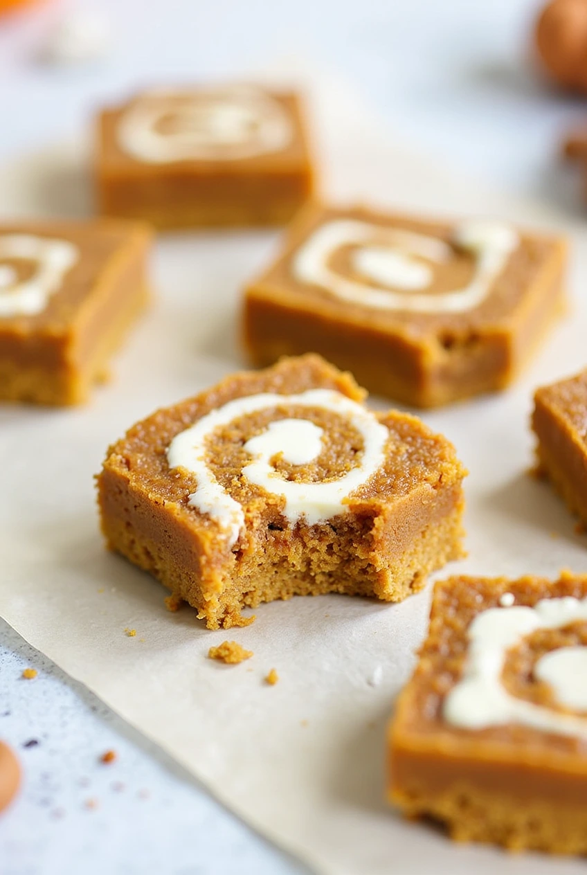 Pumpkin Roll Bars