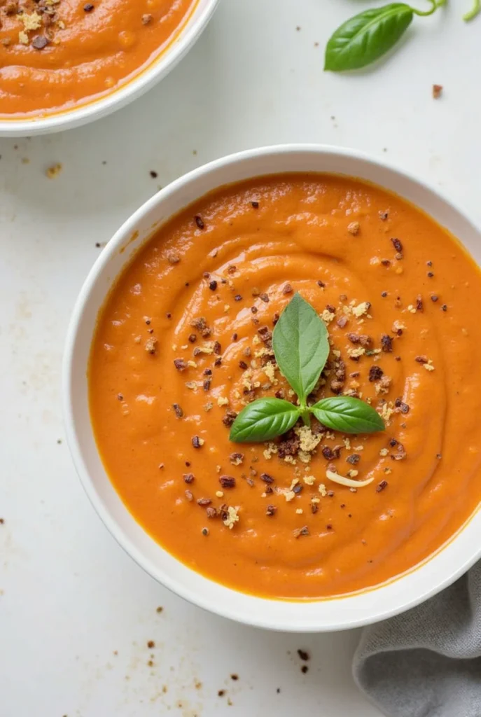 Roasted Tomato Basil Soup