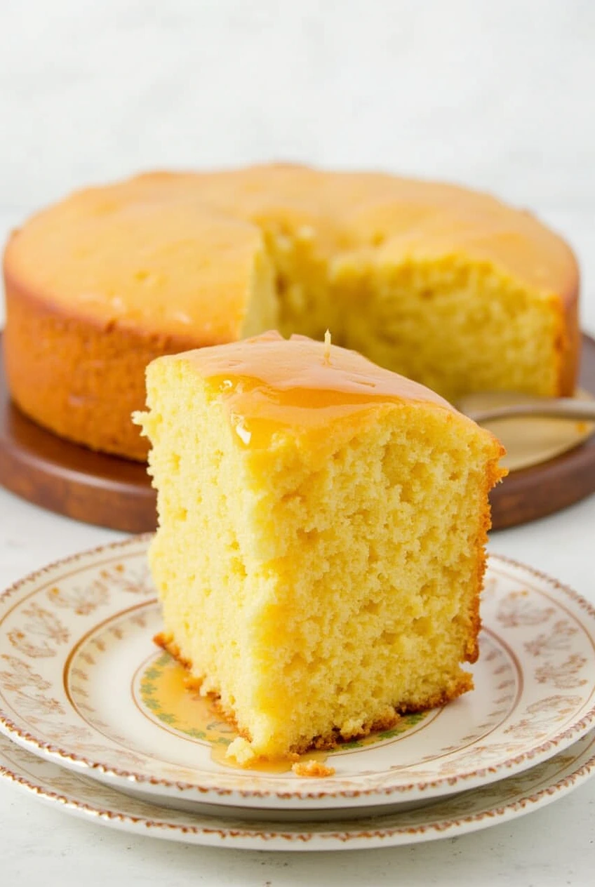 Sweet and Moist Honey Cornbread