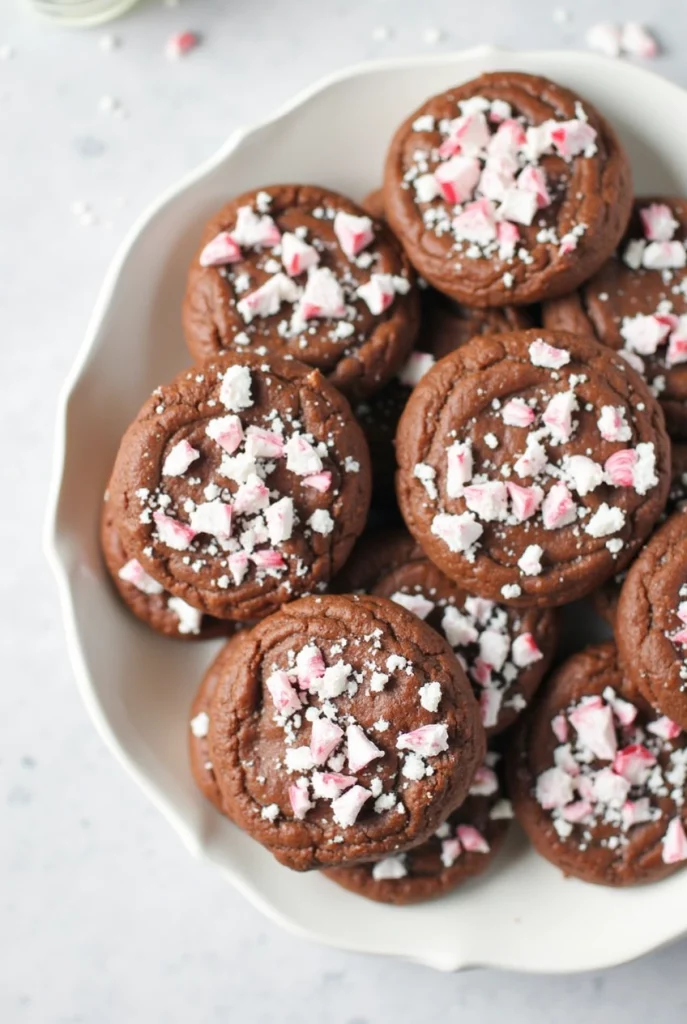 Vegan Chocolate Peppermint Cookies