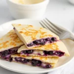 Blueberry Breakfast Quesadilla