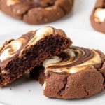 Chocolate Marshmallow Swirl Cookies