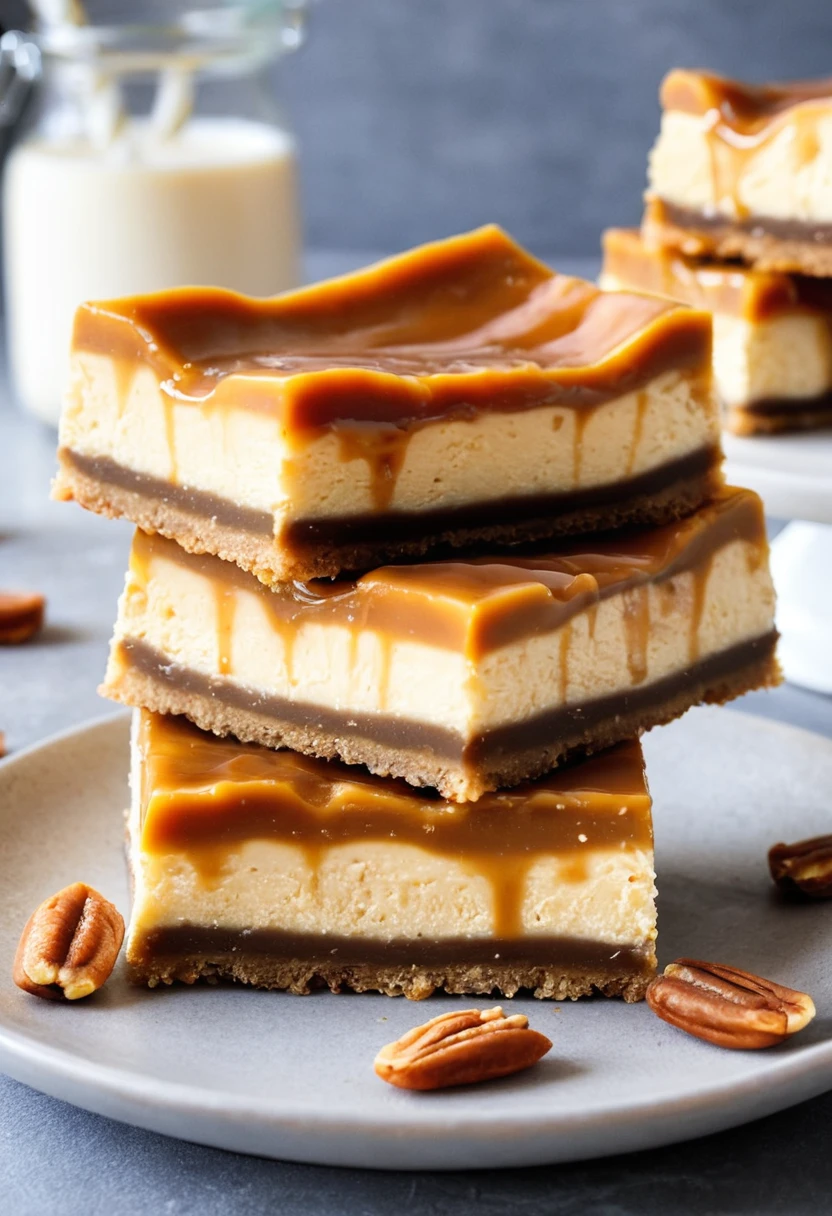 Dulce de Leche Cheesecake Bars