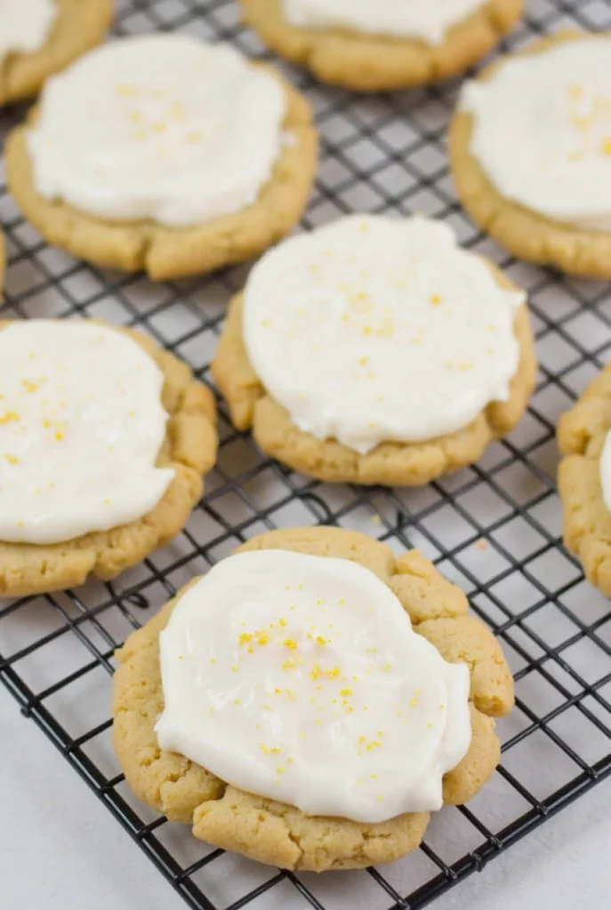 Frosted Eggnog Cookies