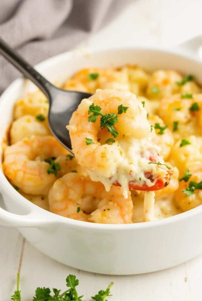 Garlic Shrimp Gratin