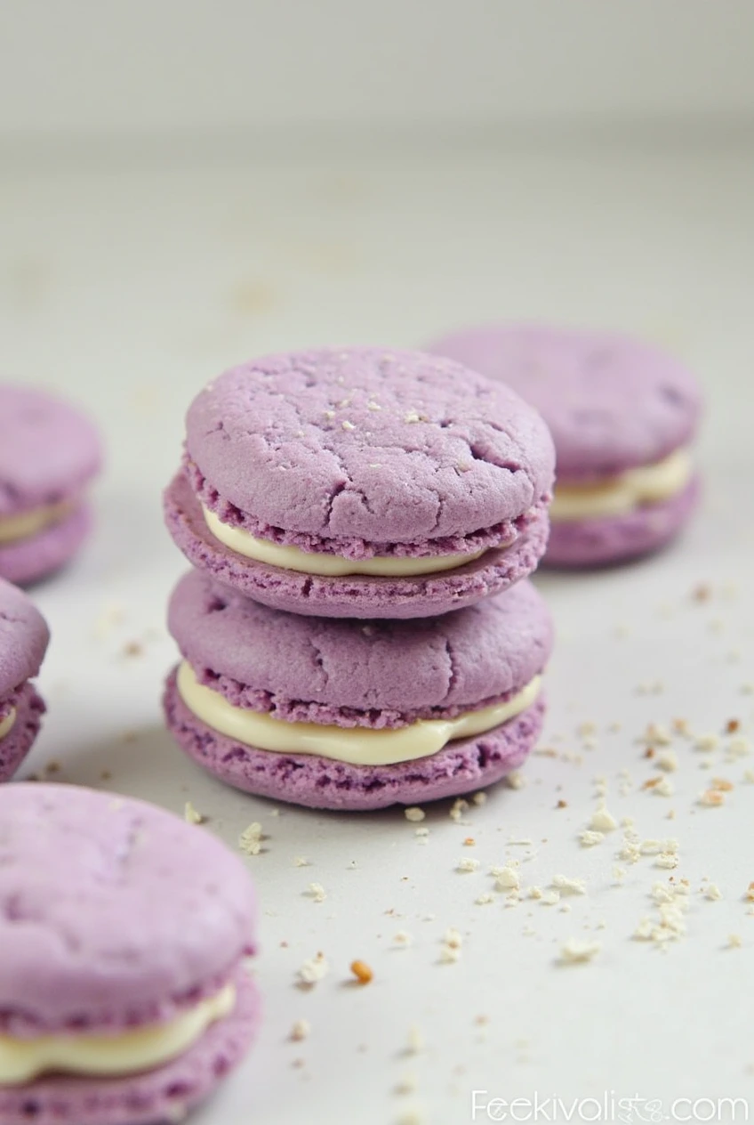 Lavender Lemon Sandwich Cookies