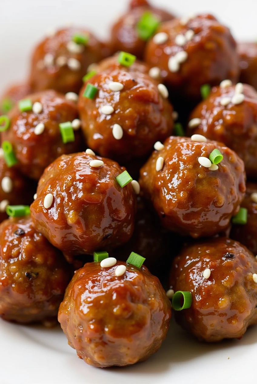 Asian Meatballs Crockpot