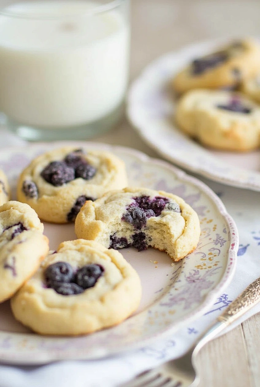 Blueberry Cheesecake Cookies