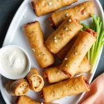 Buffalo Chicken Egg Rolls