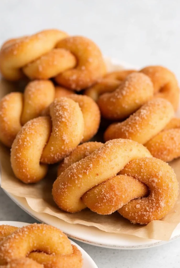 Cinnamon Sugar Twist Doughnuts