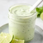 Creamy Garlic Lime Cilantro Sauce