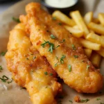 Golden Cod Fish and Chips