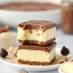 Nutella Cheesecake Bars