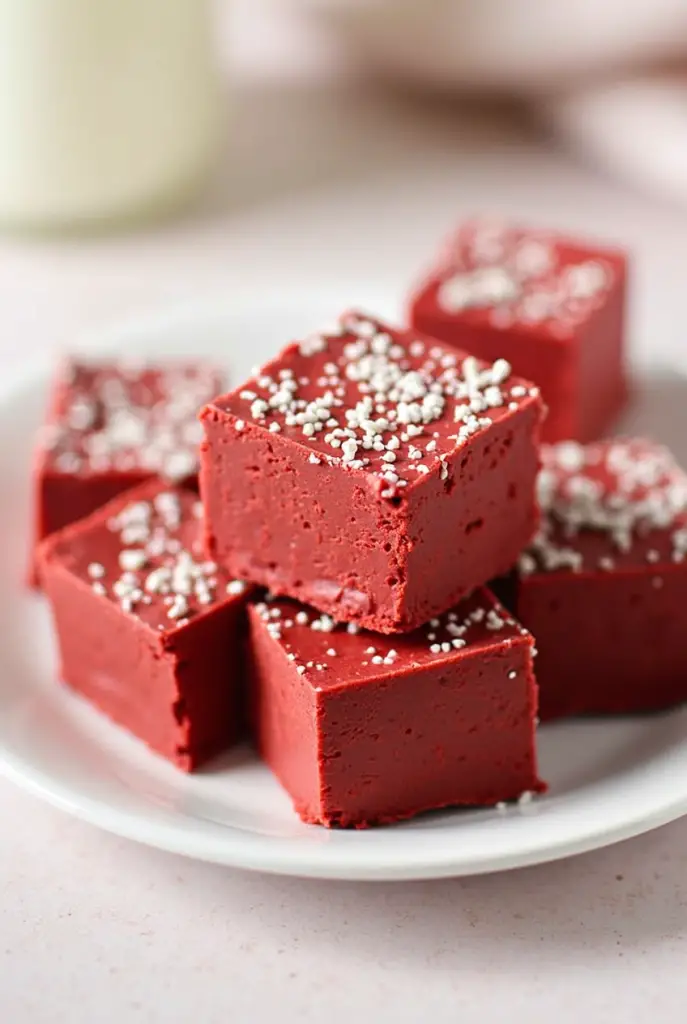 Red Velvet Fudge