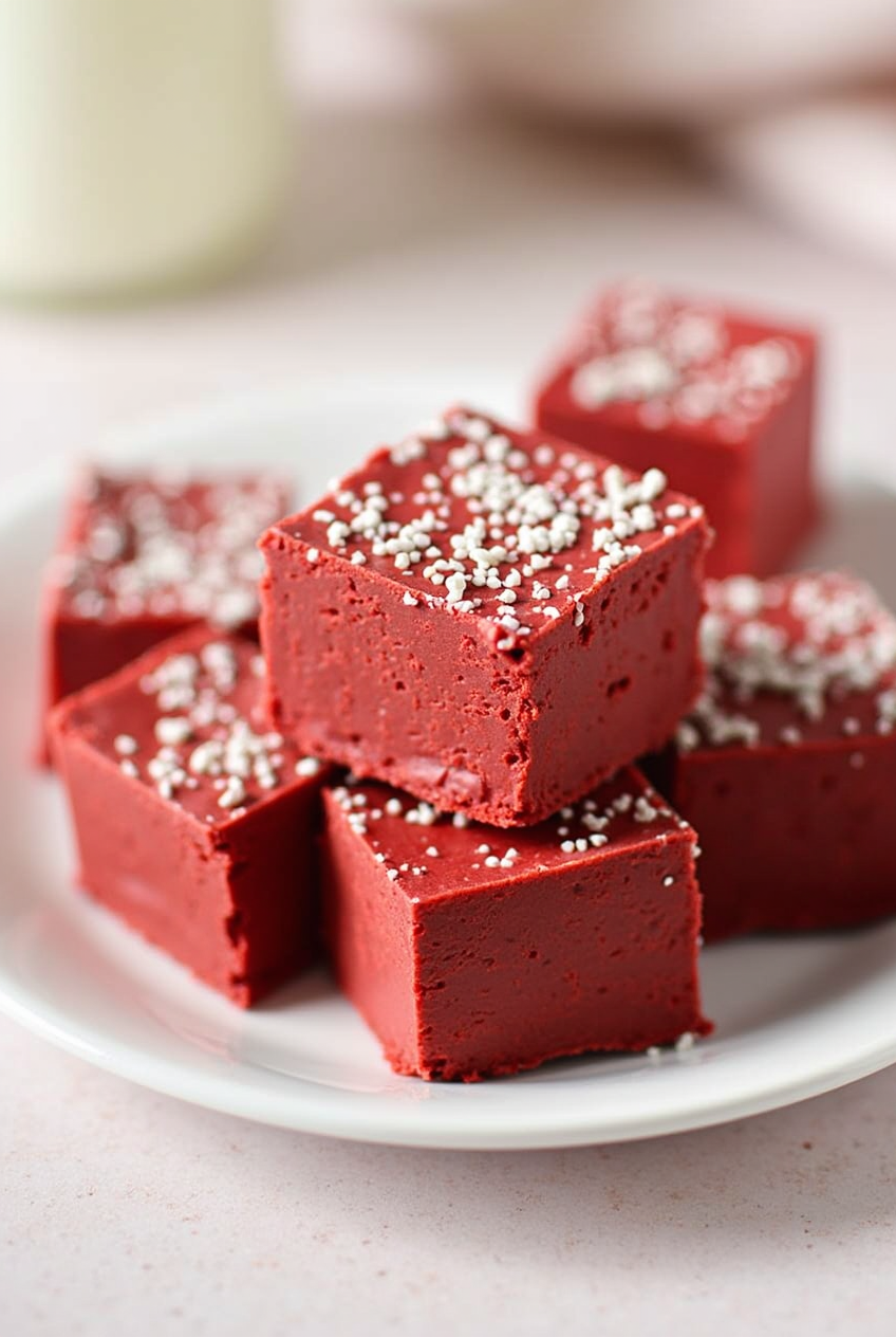 Red Velvet Fudge