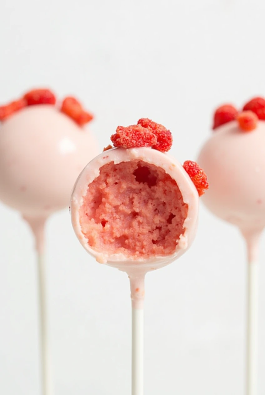 Strawberry Cake Pops