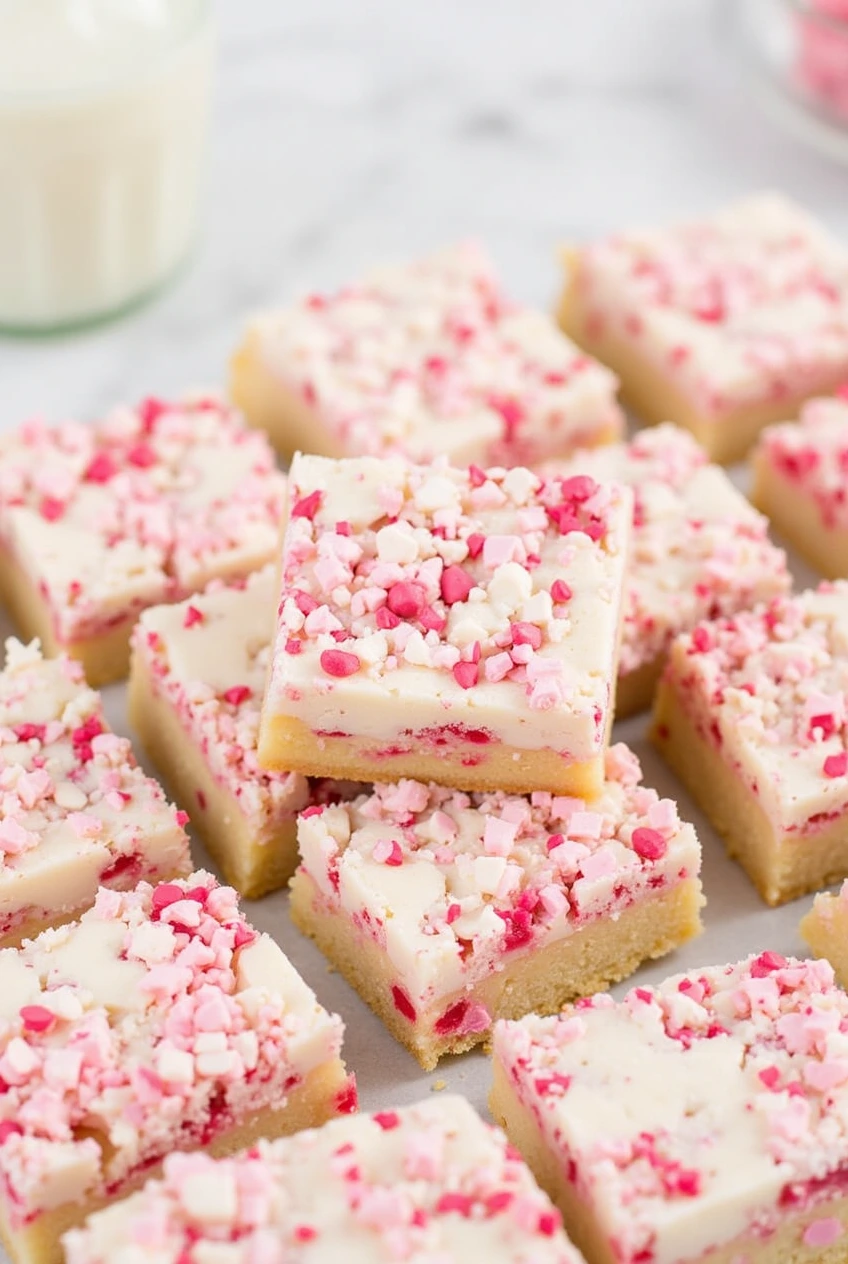 Valentine Sugar Cookie Bar Recipe