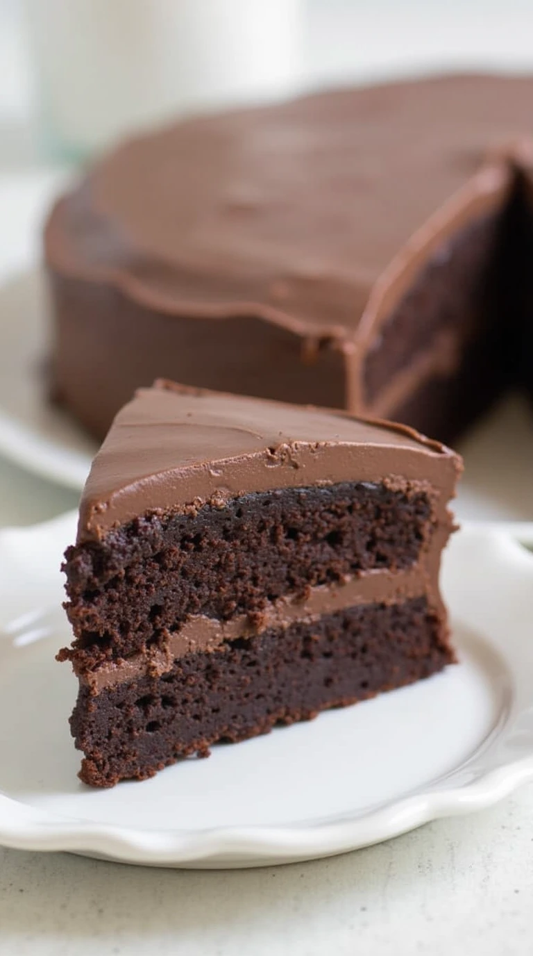 Easy Chocolate Fudge Cake