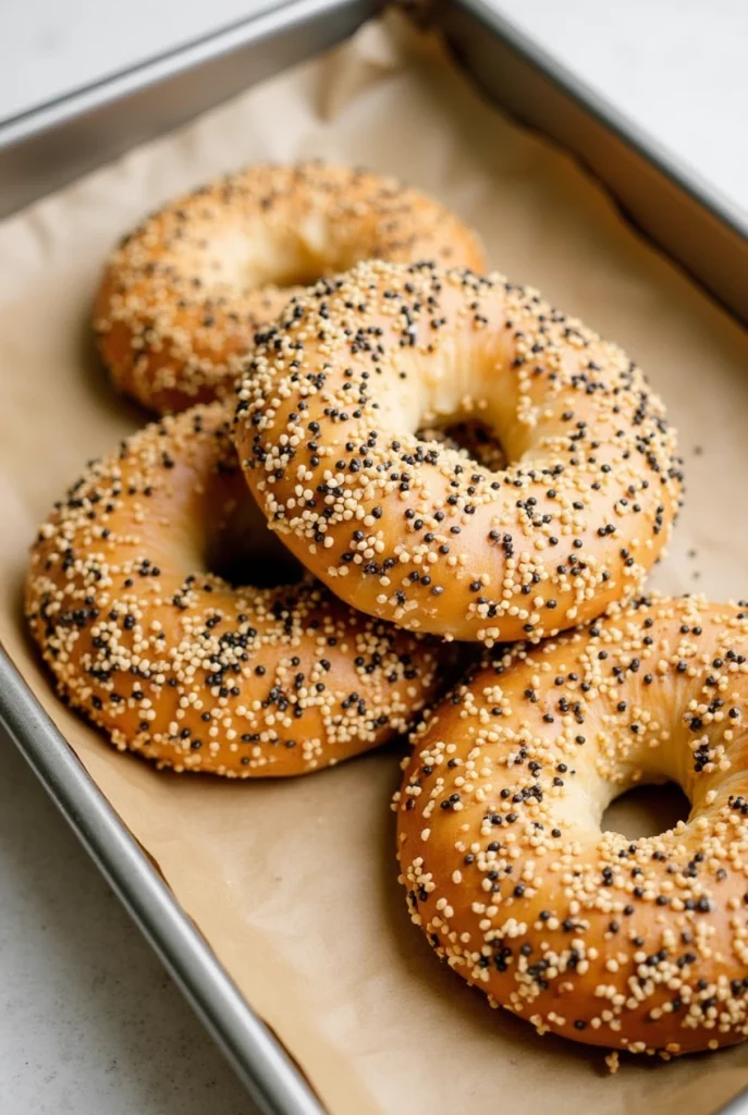 Easy High Protein Bagels