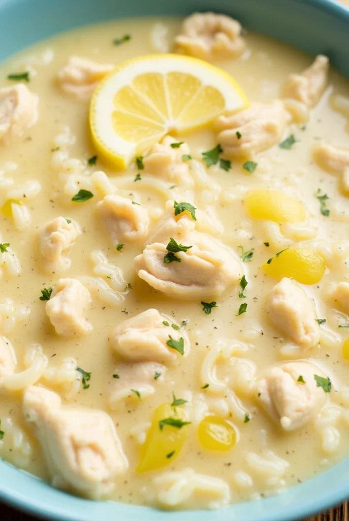 Greek Lemon Chicken Soup