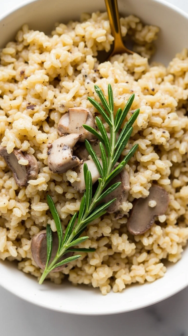 Mushroom Rice Pilaf