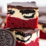 Red Velvet Oreo Fudge Brownies