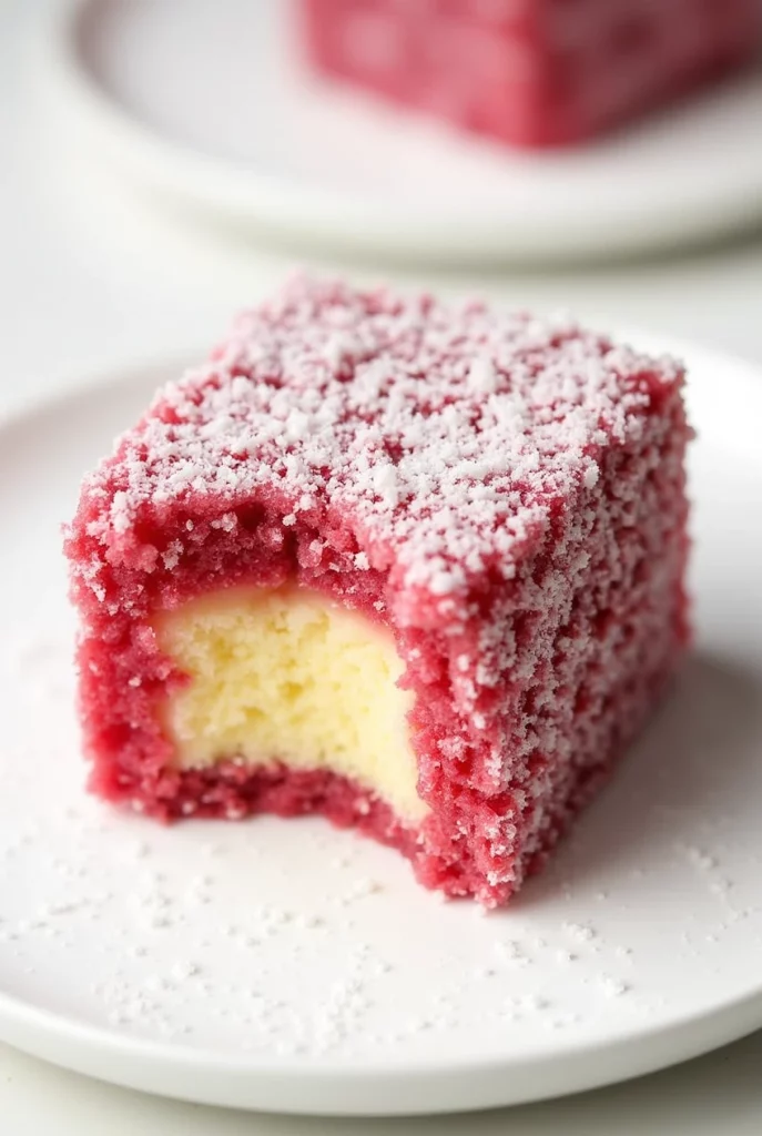 Raspberry Lamingtons