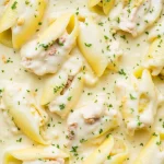 Stuffed Chicken Alfredo Shells