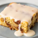 cinnamon roll poke cake