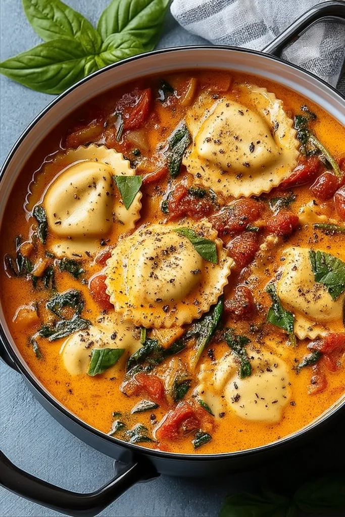 Creamy Ravioli Soup