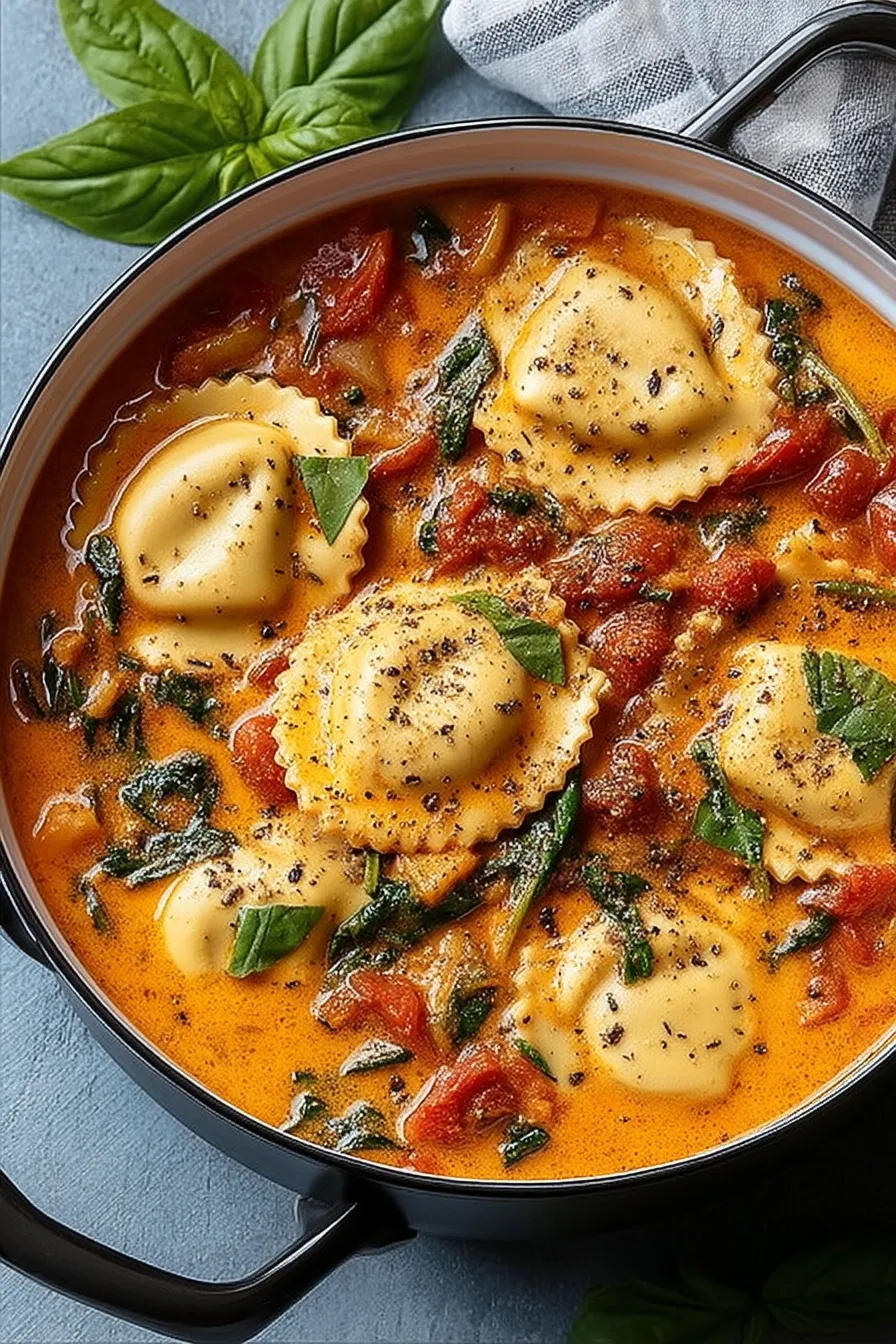 Creamy Ravioli Soup