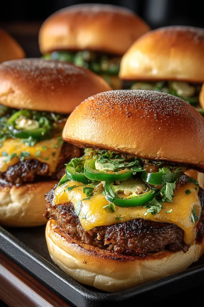 Jalapeño-Onion Smash Burgers