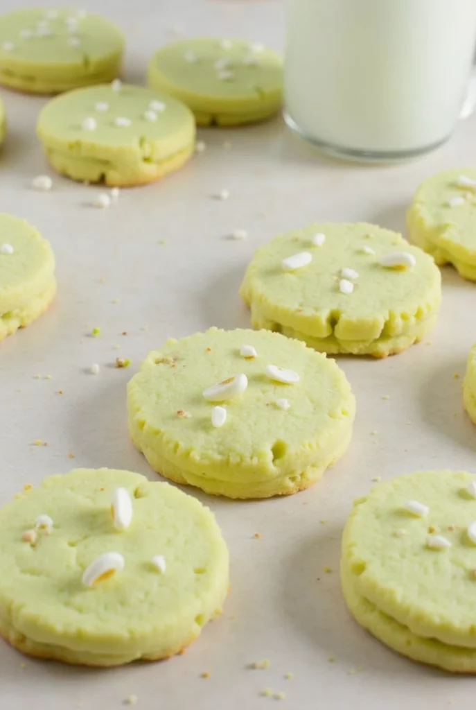 Pistachio Wedding Cookies