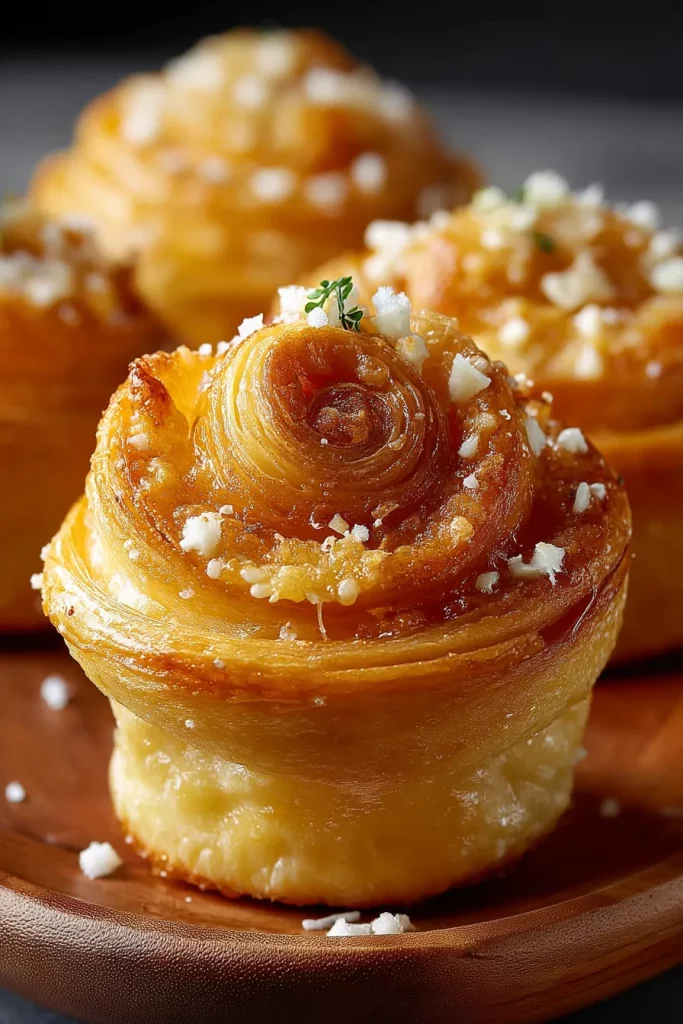 cheesy Garlic Cruffin 