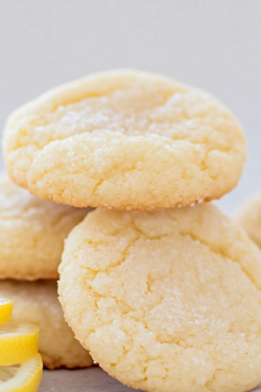 4 Ingredient Lemon Cloud Cookies